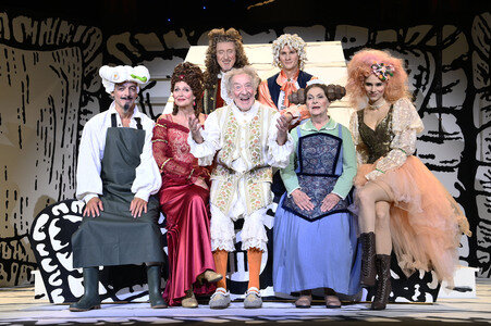 Theaterprobe 'Der eingebildet Kranke' in Berlin