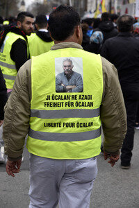 Kurden-Demonstration in Frankfurt