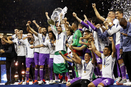 UEFA Champions League Final Match Teal Madrid vs Juventus Turin in Cardiff