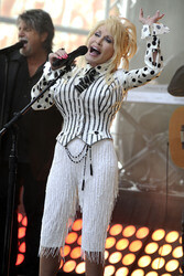 Dolly Parton bei der NBC-Show 'Today', New York