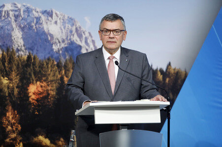 Pressekonferenz von Markus Söder in München