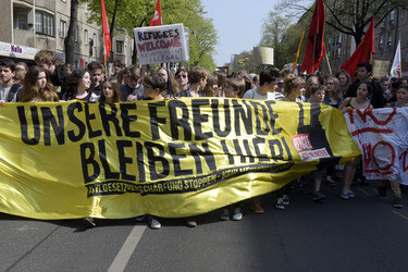 Schülerdemo für Flüchtlingsrechte, Berlin