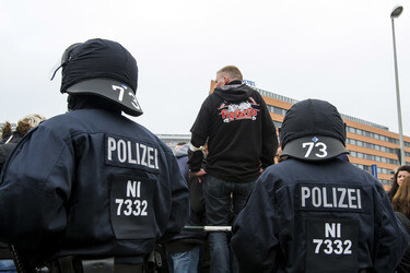 Demonstration 'Hooligans gegen Salafisten', Hannover