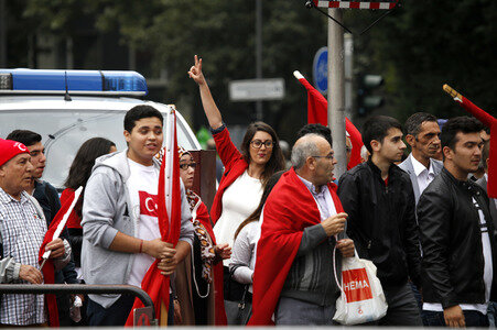 Erdogan-Demo in Köln