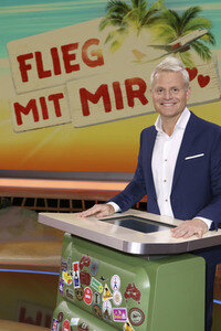 Fototermin zur Quizshow 'Flieg mit mir!' in Hamburg
