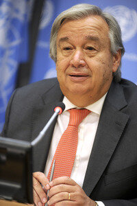 UN-Pressekonferenz mit António Guterres in New York