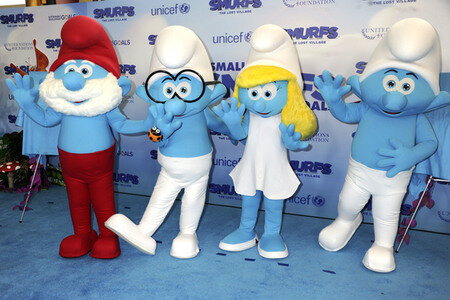 Präsentation der 'Small Smurfs Big Goal' Kampagne in New York