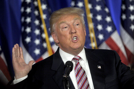 Wahlkampfrede von Donald Trump in Briarcliff Manor