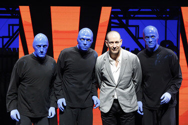 'Blue Man Group' Fototermin, Berlin