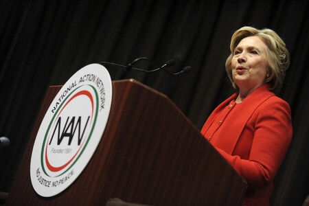 Hillary Clinton spricht auf der NAN Convention in New York