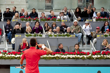 Tennis Match Novak Djokovic vs Andy Murray in Madrid
