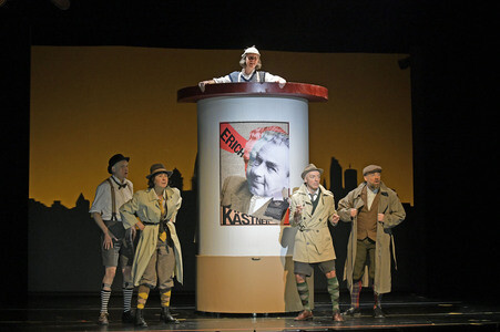 Theaterprobe 'Erich und die Detektive' in Berlin