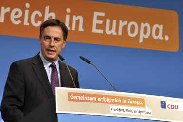 Eröffnung des CDU Europawahlkampfes, Frankfurt