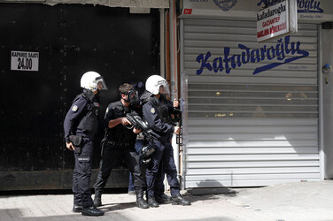 Maidemonstration in Istanbul