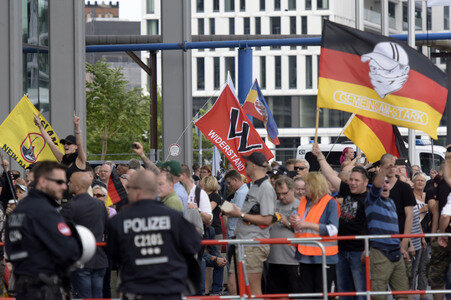 'Merkel muss weg' Demo in Berlin