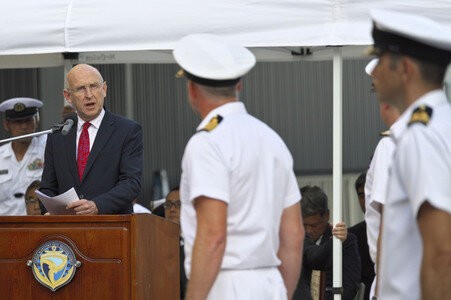 Royal Navy Flugzeugträger HMS Prince of Wales in Tokio