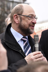 SPD-Kanzlerkandidat Martin Schulz in Darmstadt