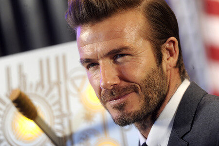 Empire State Building Lighting Ceremony mit David Beckham in New York