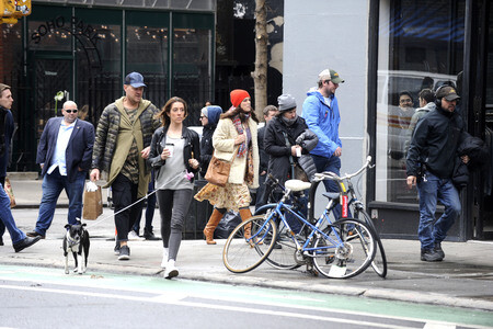 Dreharbeiten zu 'Collateral Beauty' in New York