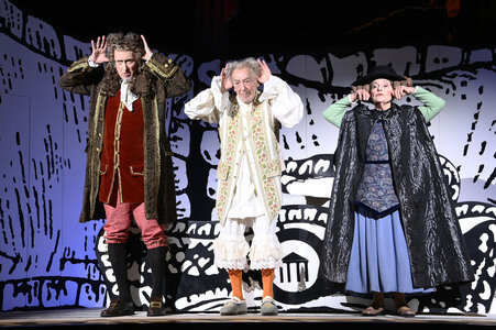 Theaterprobe 'Der eingebildet Kranke' in Berlin