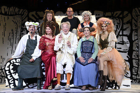 Theaterprobe 'Der eingebildet Kranke' in Berlin