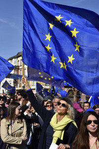 'Pulse of Europe' Kundgebung in Frankfurt