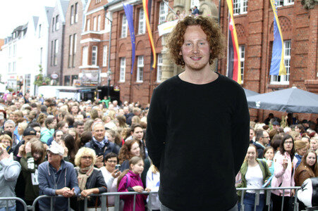 Empfang von Michael Schulte in Buxtehude
