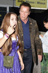 Arnold Schwarzenegger auf dem Oktoberfest 2017 in München