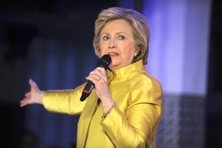 Wahlkampfrede von Hillary Clinton in New York