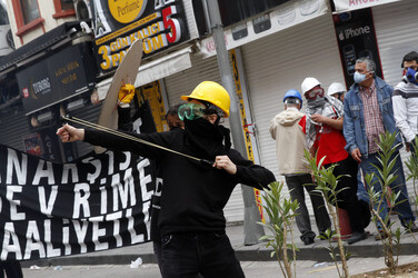 Maidemonstration in Istanbul