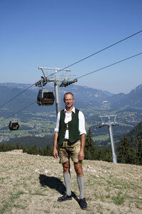 Eröffnung der Jennerbahn in Schönau am Königssee