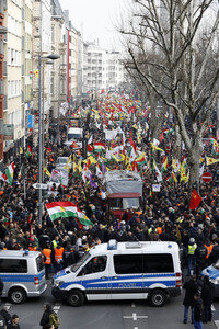 Kurden-Demo in Köln