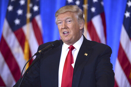 Donald Trump Pressekonferenz in New York