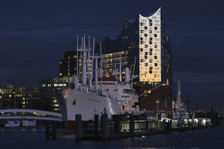 Die Elbphilharmonie in Hamburg