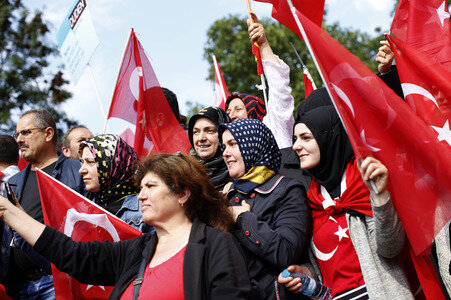 Erdogan-Demo in Köln