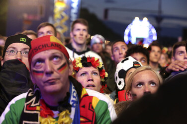 WM-Fanmeile beim Spiel Deutschland gegen Ghana, Berlin