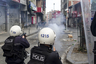 Maidemonstration in Istanbul