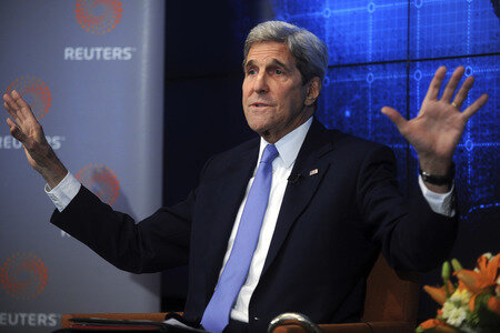 John Kerry diskutiert den Iran Deal in New York