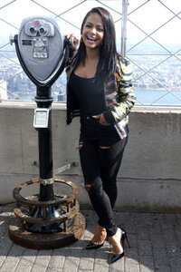 Photocall mit Christina Milian in New York