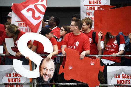 TV-Duell der Spitzenkandidaten zur Bundestagswahl 2017 in Berlin