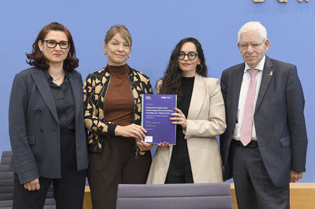 Bundespressekonferenz 'Antisemitismus in Deutschland - Auswirkungen des 7. Oktober 2023' in Berlin
