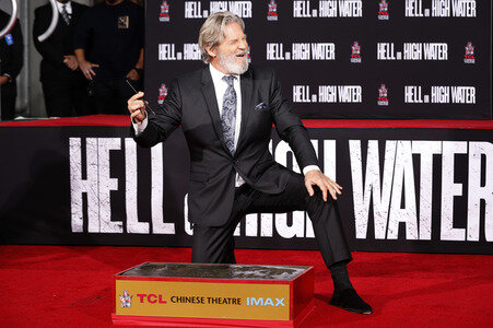 Hand and Footprint Ceremony mit Jeff Bridges in Los Angeles