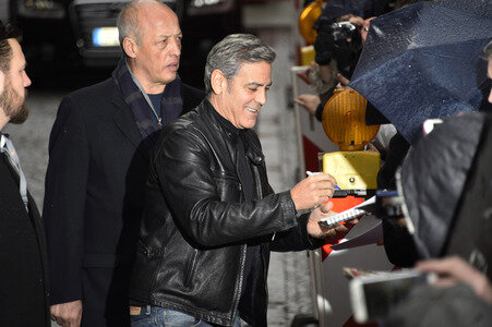 Ankunft zur 'Hail, Caesar!' Pressekonferenz, Berlinale 2016