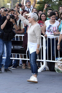 Ankunft von Glenn Close auf dem San Sebastian Film Festival 2017