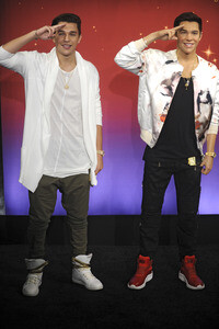 Präsentation der Austin Mahone Wachsfigur in New York