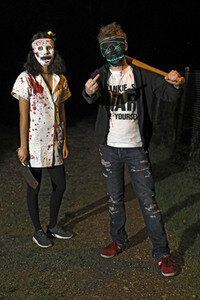 Photoshooting mit 'The Purge' Fans in Eldagsen