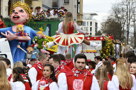 Rosenmontagszug 2017 in Köln