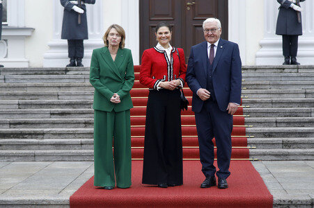 Begrüßung der Kronprinzessin Victoria von Schweden in Berlin