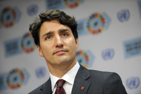 Justin Trudeau Pressekonferenz bei der UN in New York