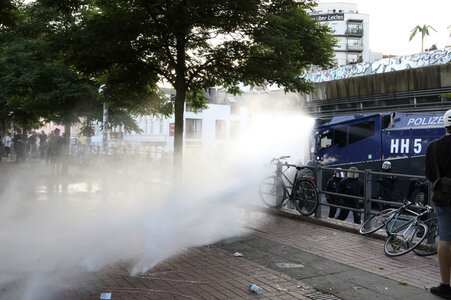 'G20 Welcome to Hell' Demo in Hamburg